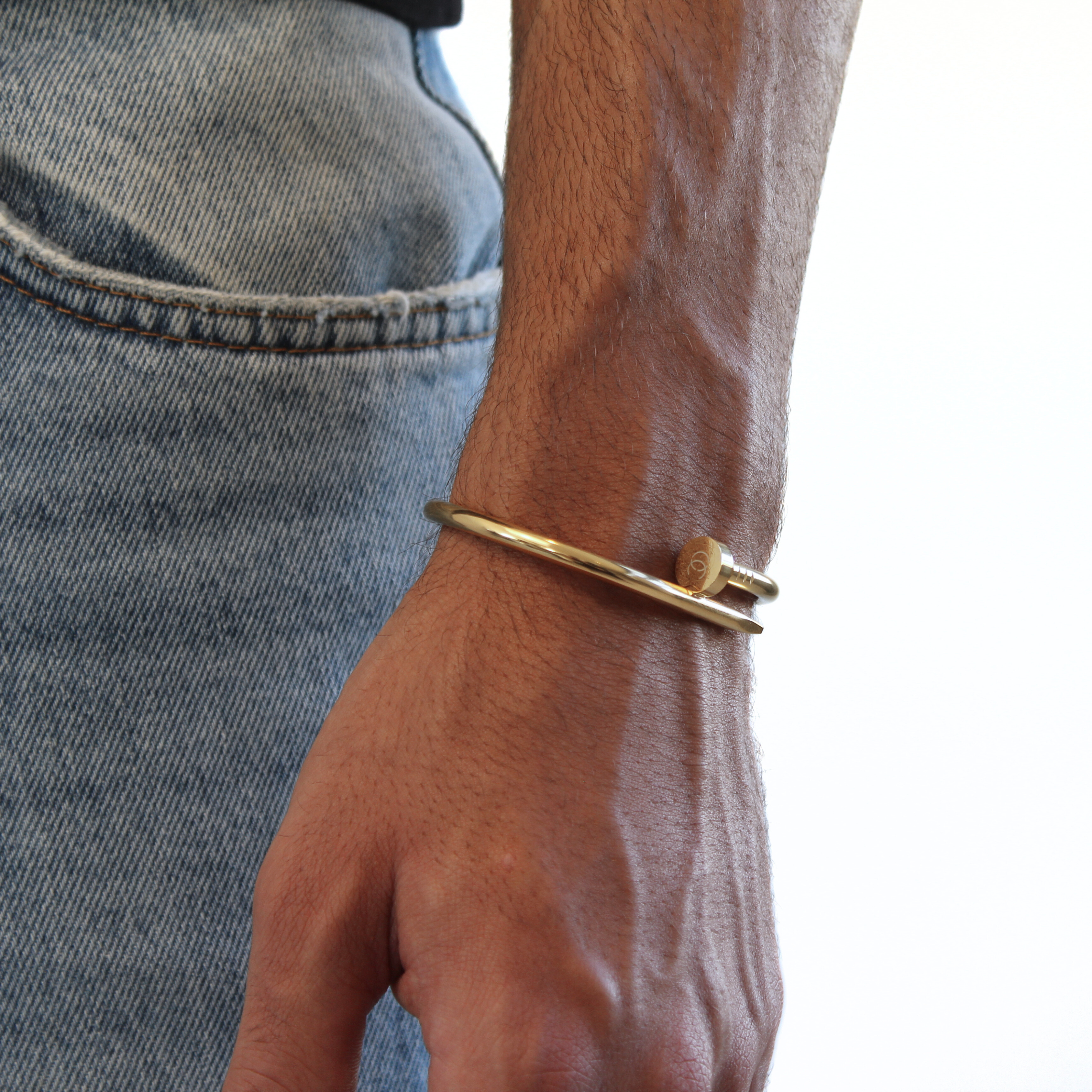 Signature Nail Armband (Goud)