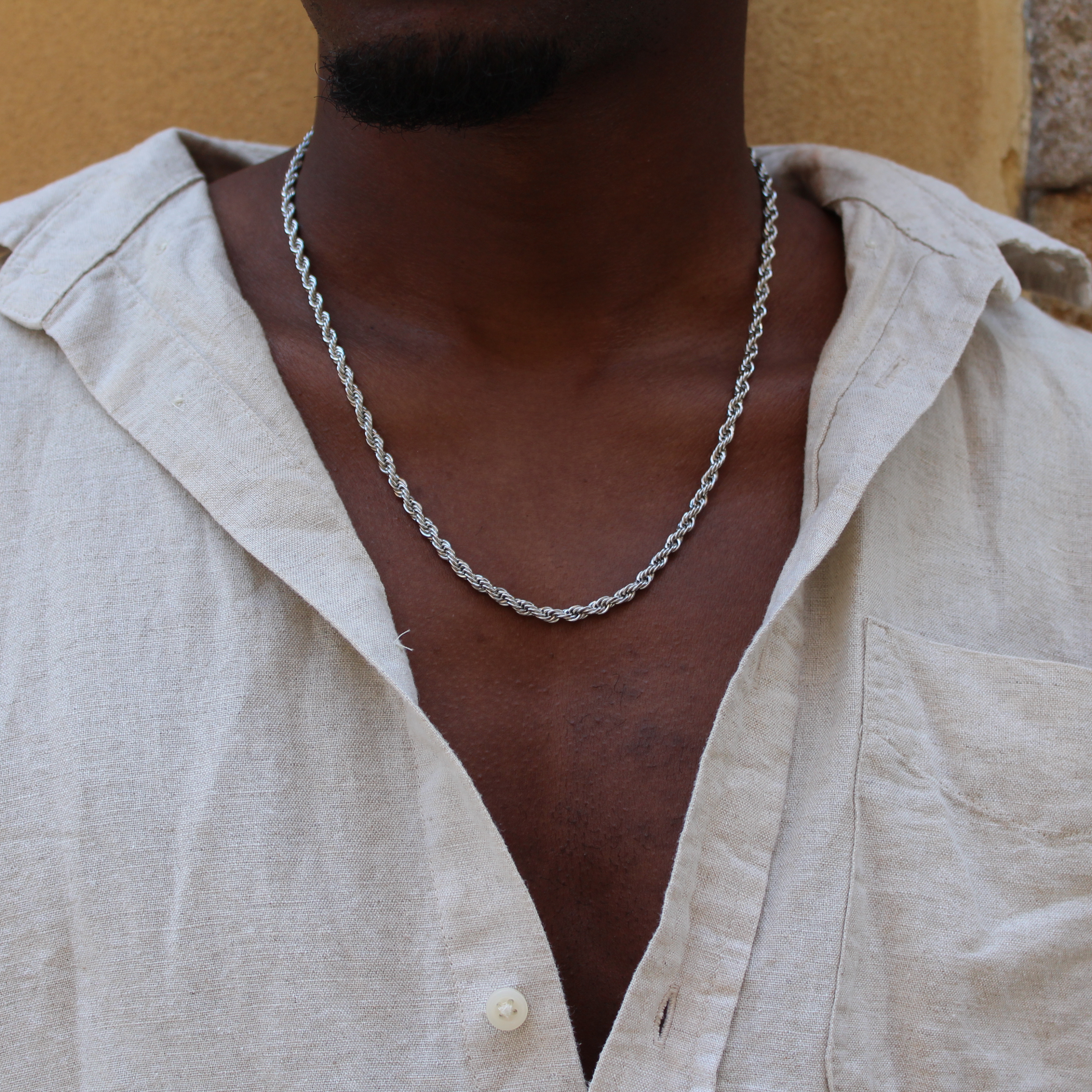 Rope chain 4mm (Silver)
