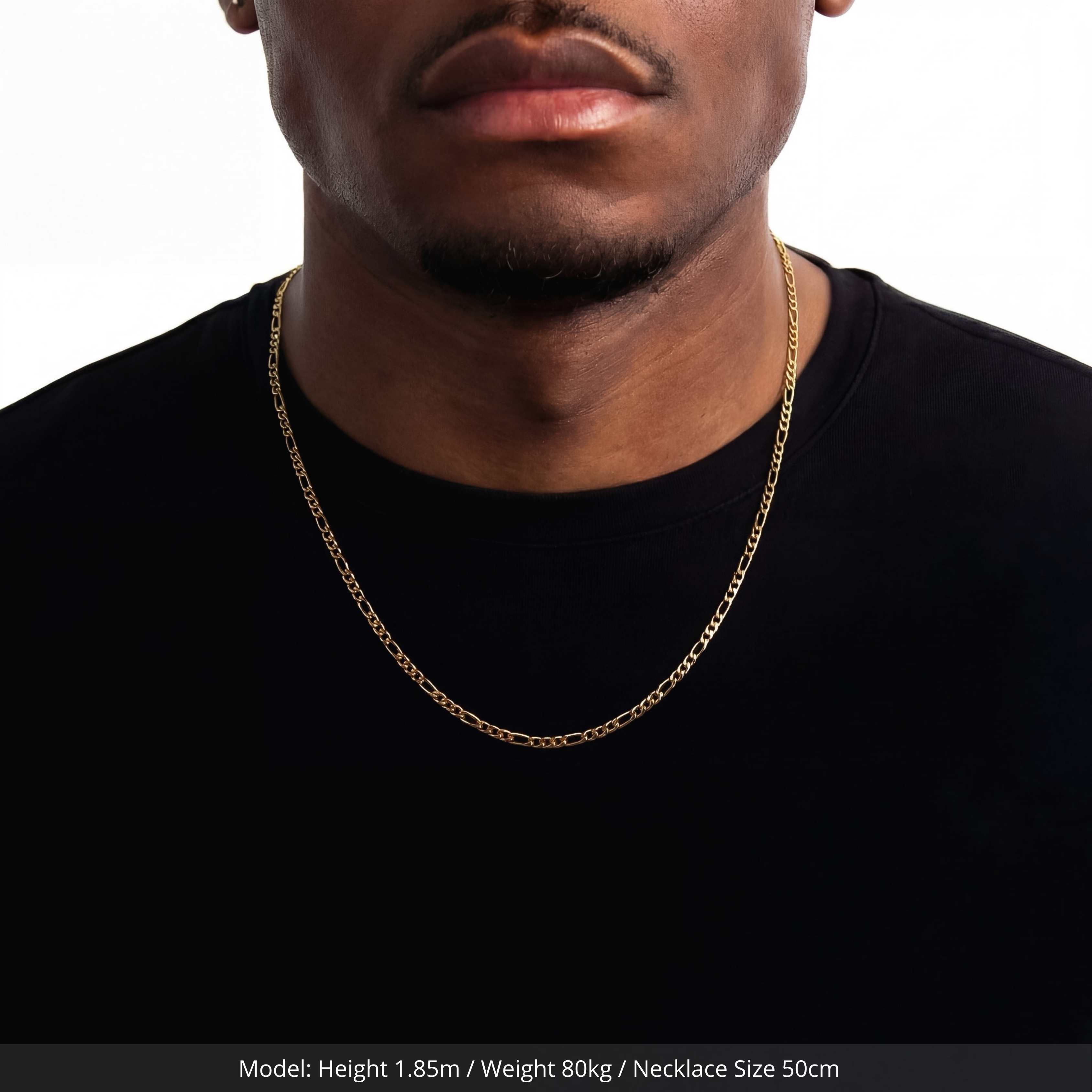 Iconic Figaro ketting 3mm (Goud)