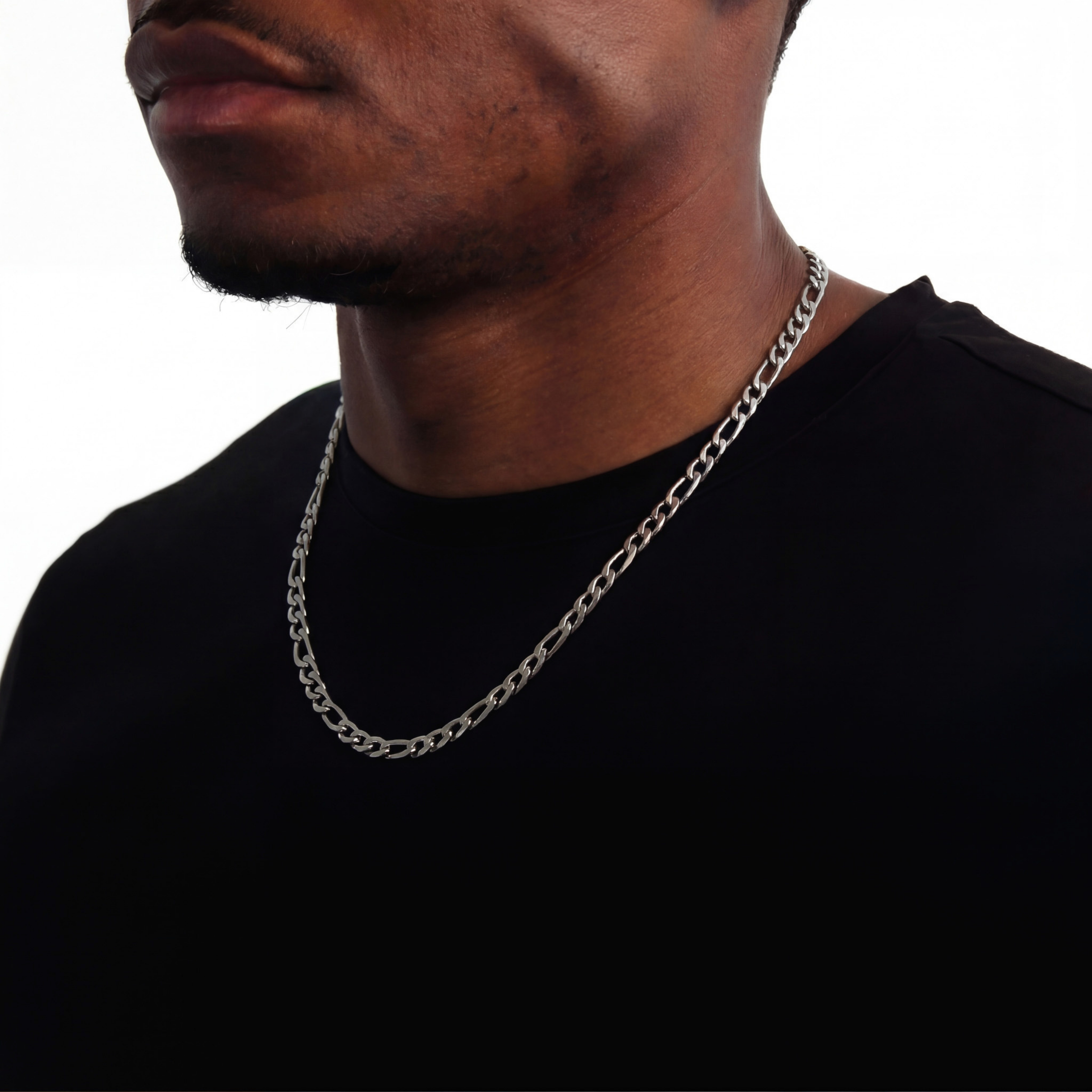 Iconic Figaro Ketting 5mm (Zilver)