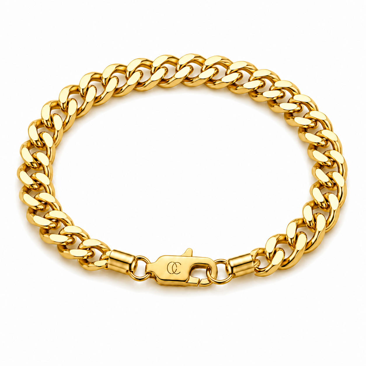 Classic Cuban Armband 5mm (Goud)