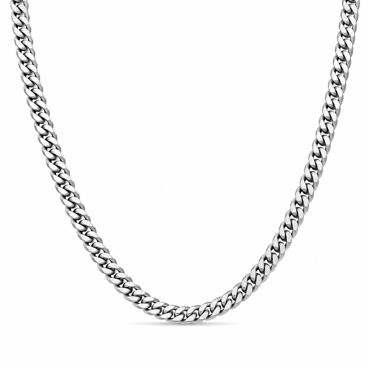Classic Cuban Ketting 6mm (Zilver)