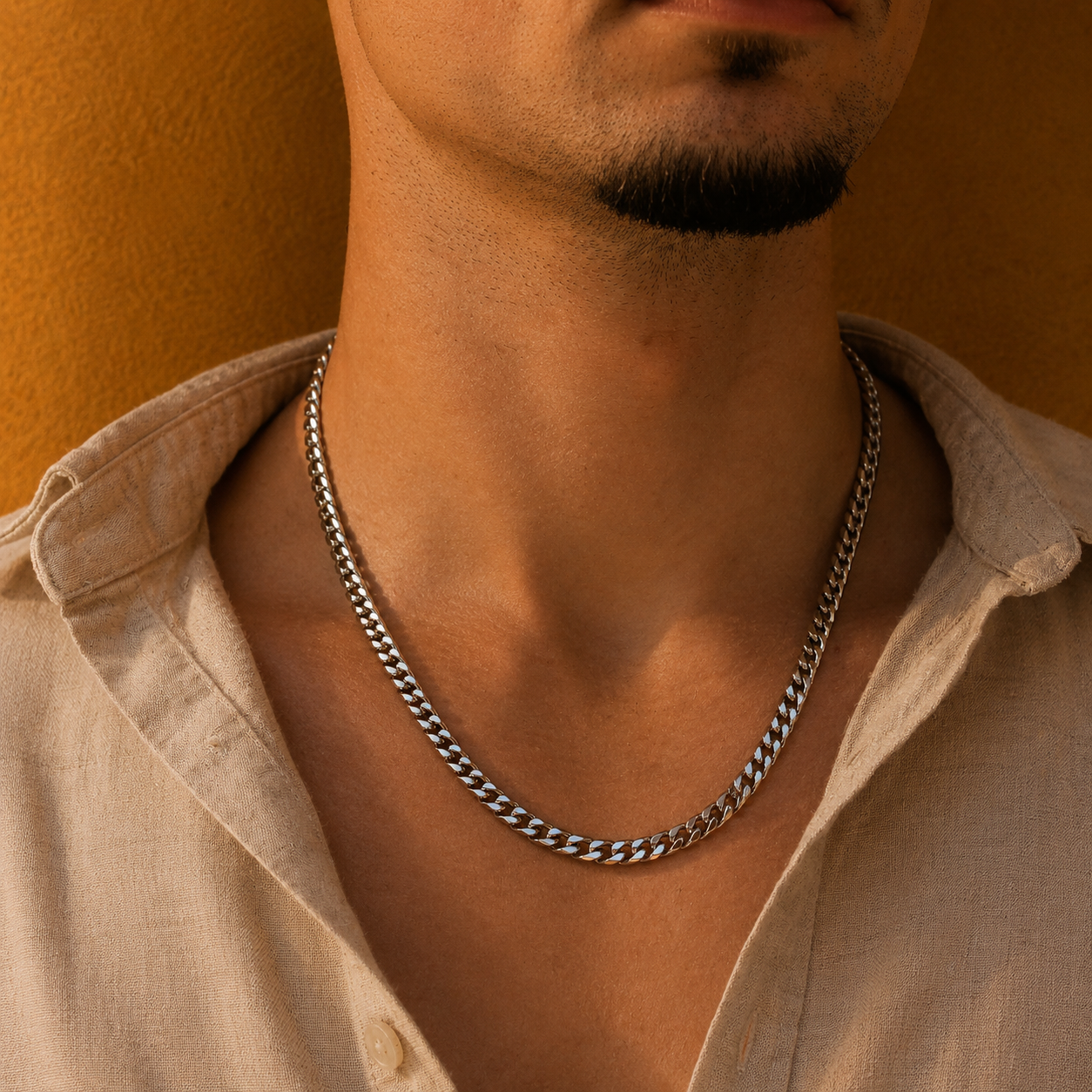 Classic Cuban Ketting 6mm (Zilver)