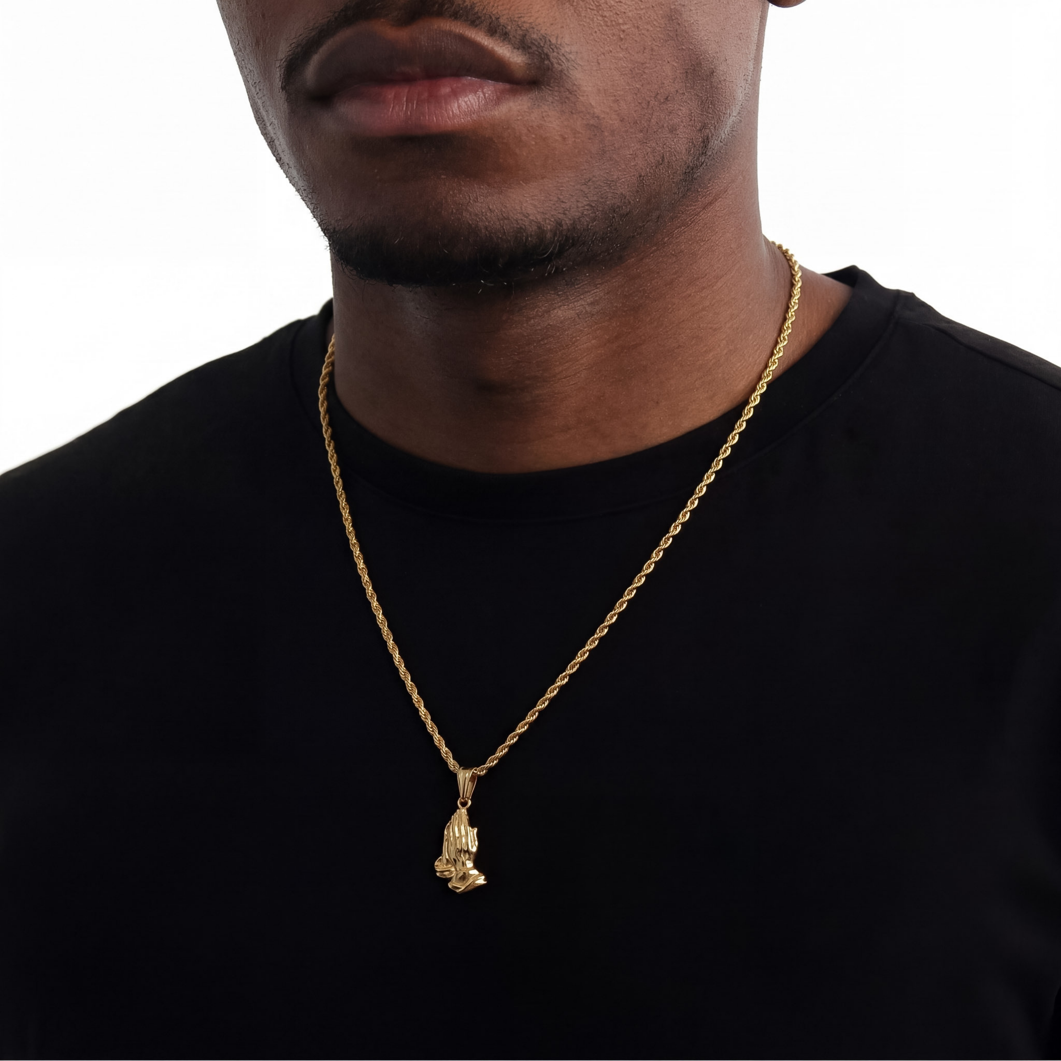 Hands Hanger + Ketting (Goud)