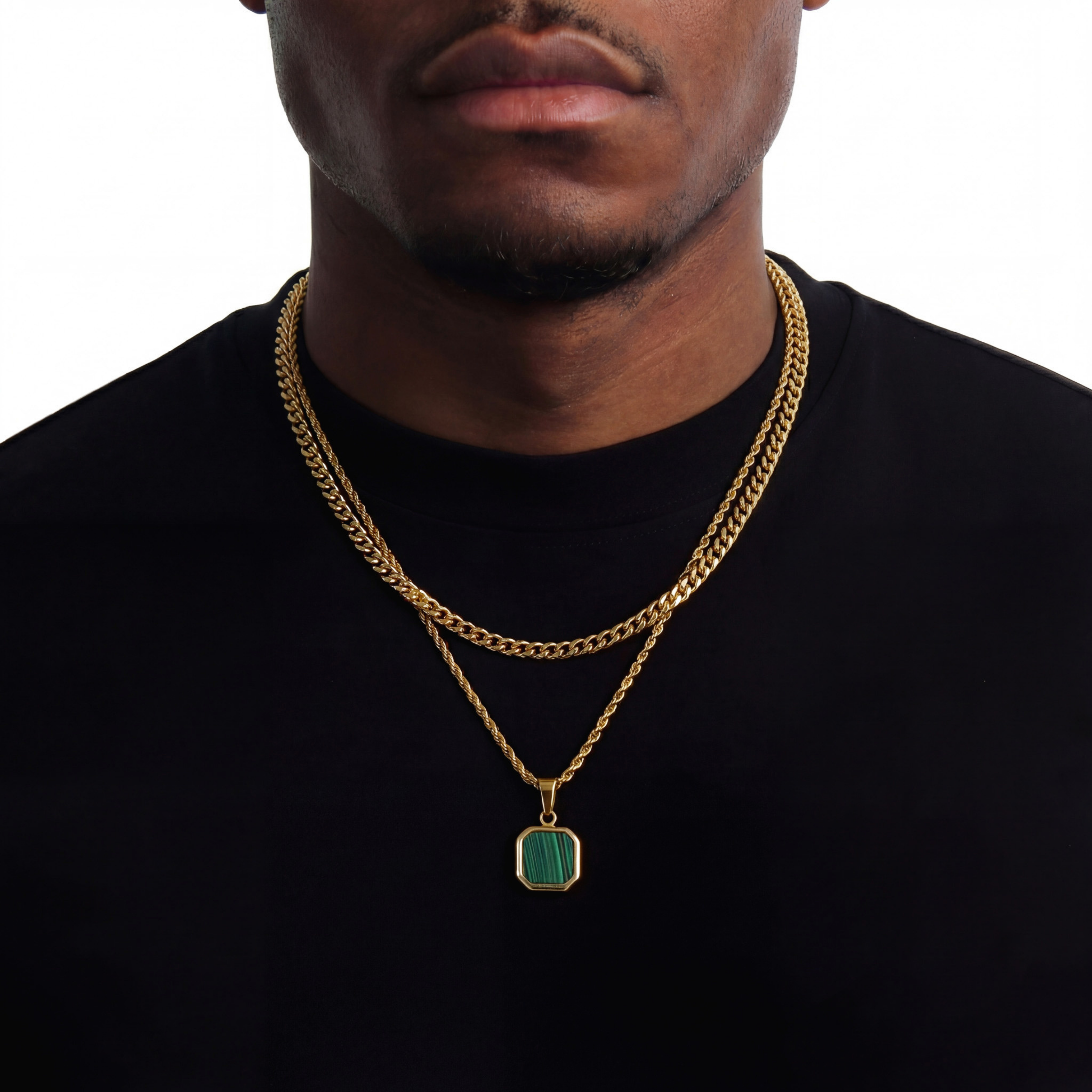 Emerald Stone Set (Goud)