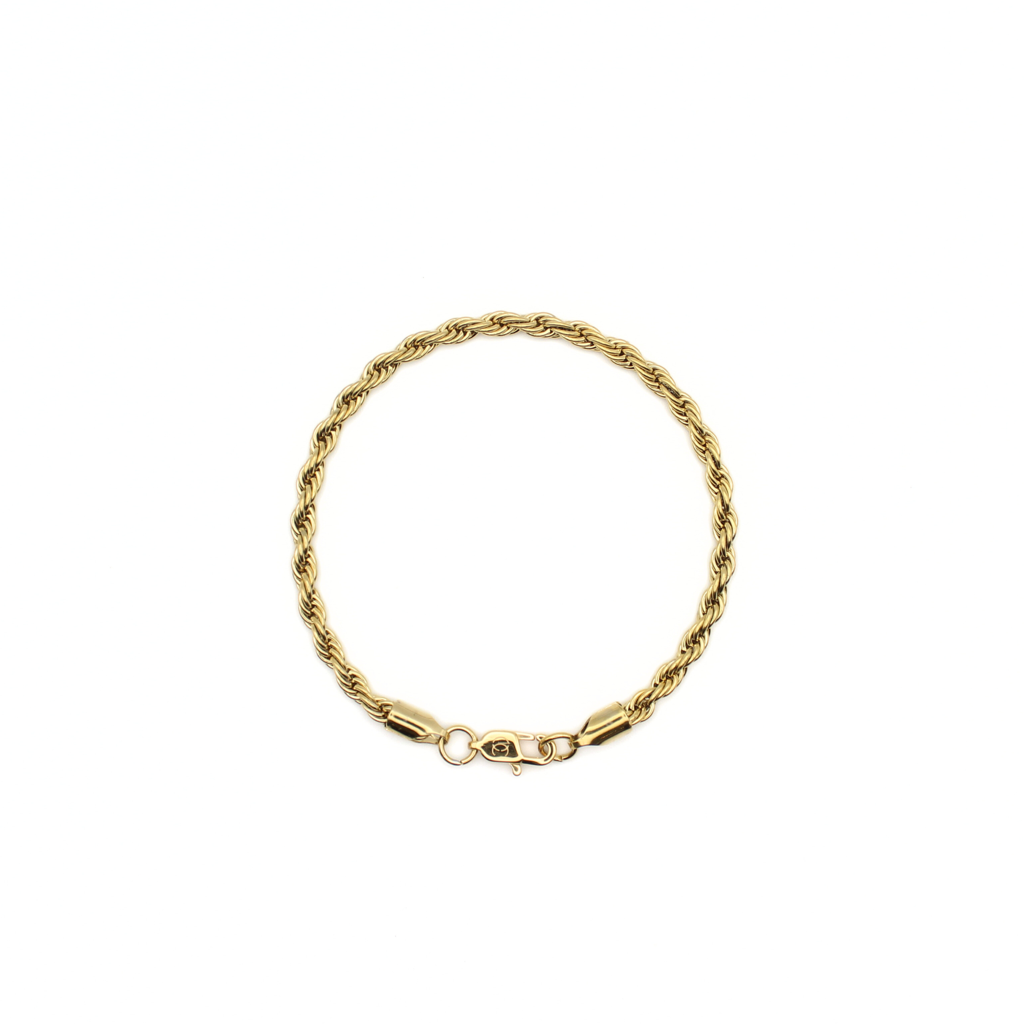 Clean Rope Armband 4mm (Goud)