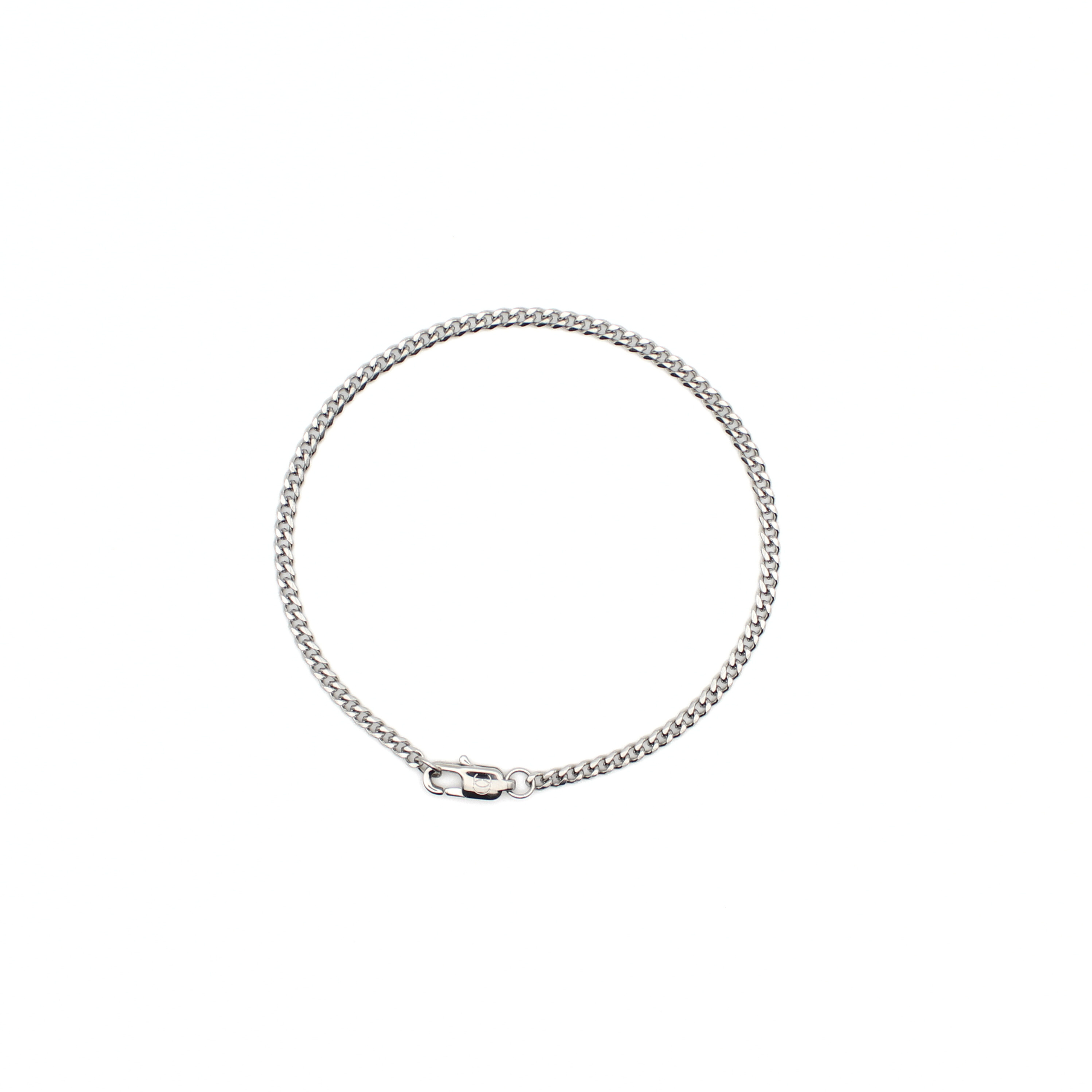 Classic Cuban Armband 3mm (Zilver)