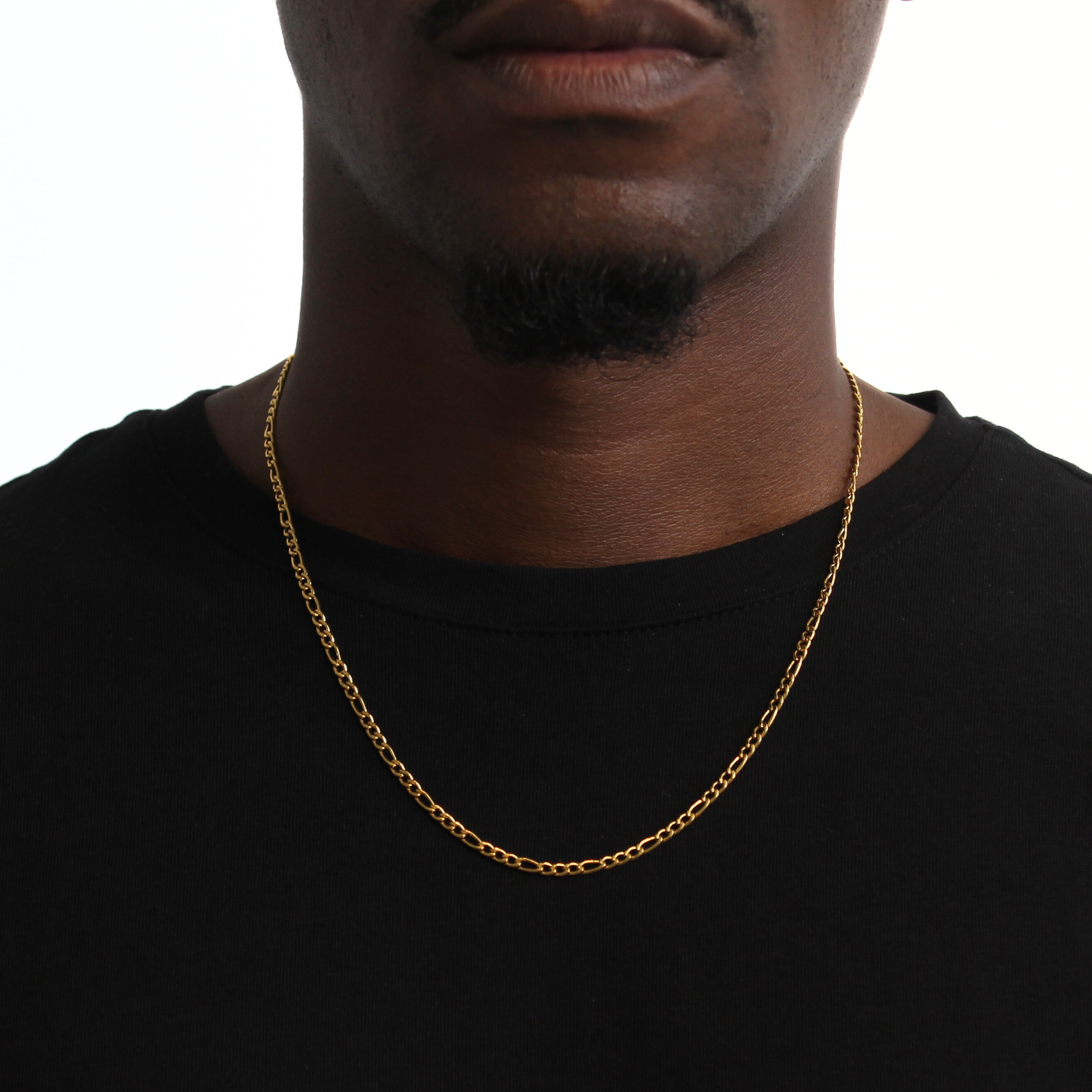 Iconic Figaro ketting 3mm (Goud)
