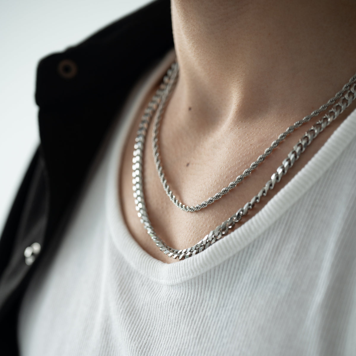Classic Cuban Ketting 4mm (Zilver)