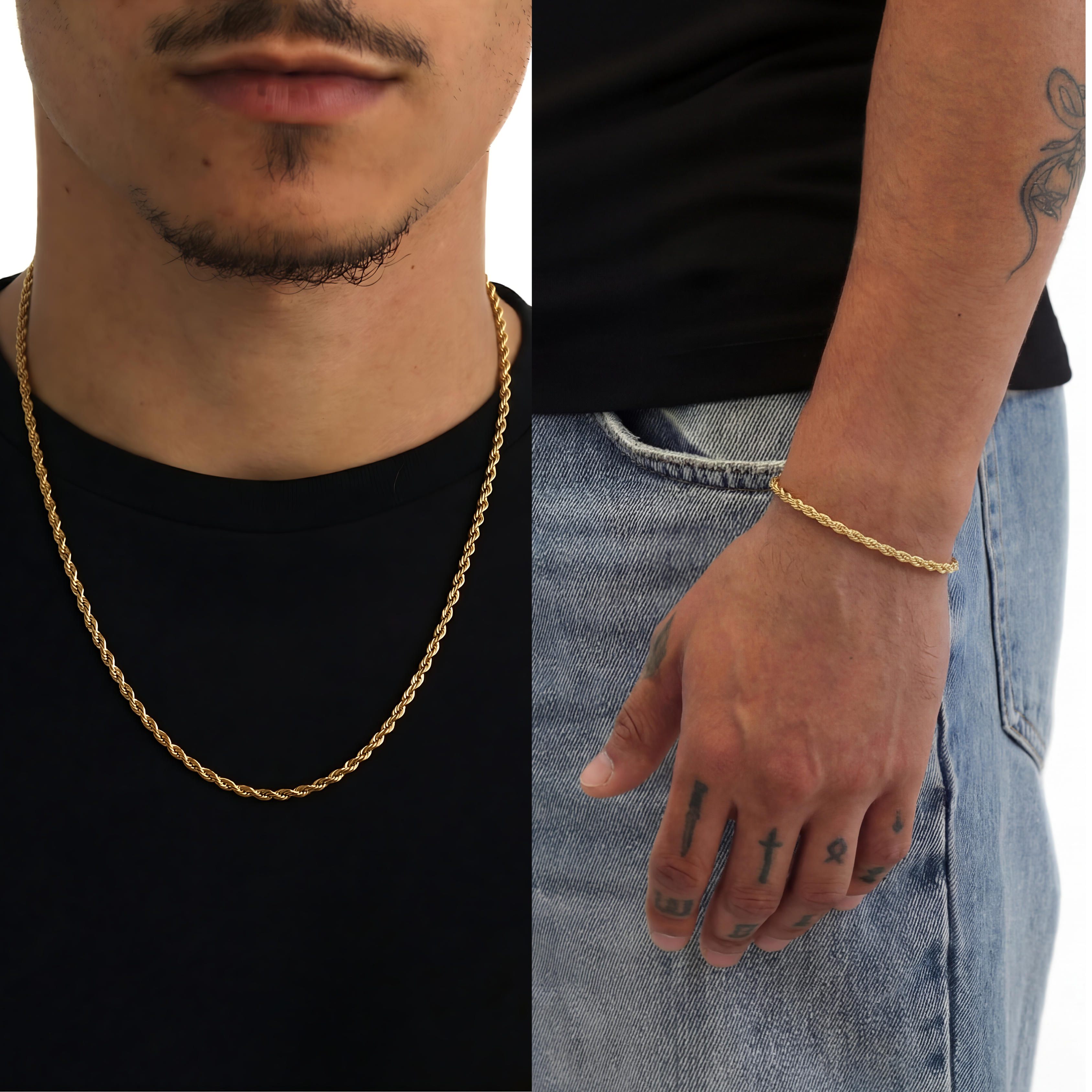 BUNDLE ROPE 3MM (Goud)