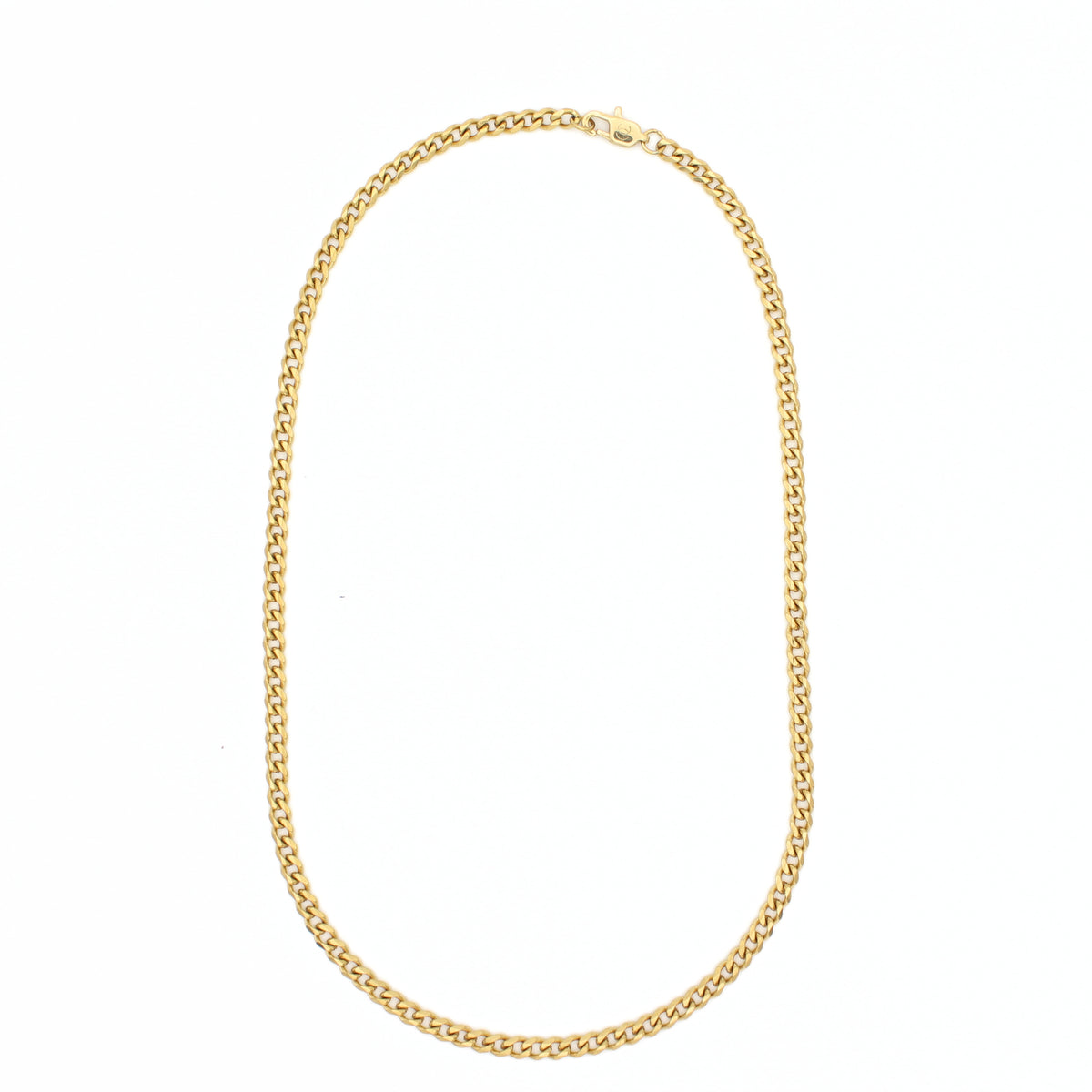 Classic Cuban Ketting 4mm (Goud)