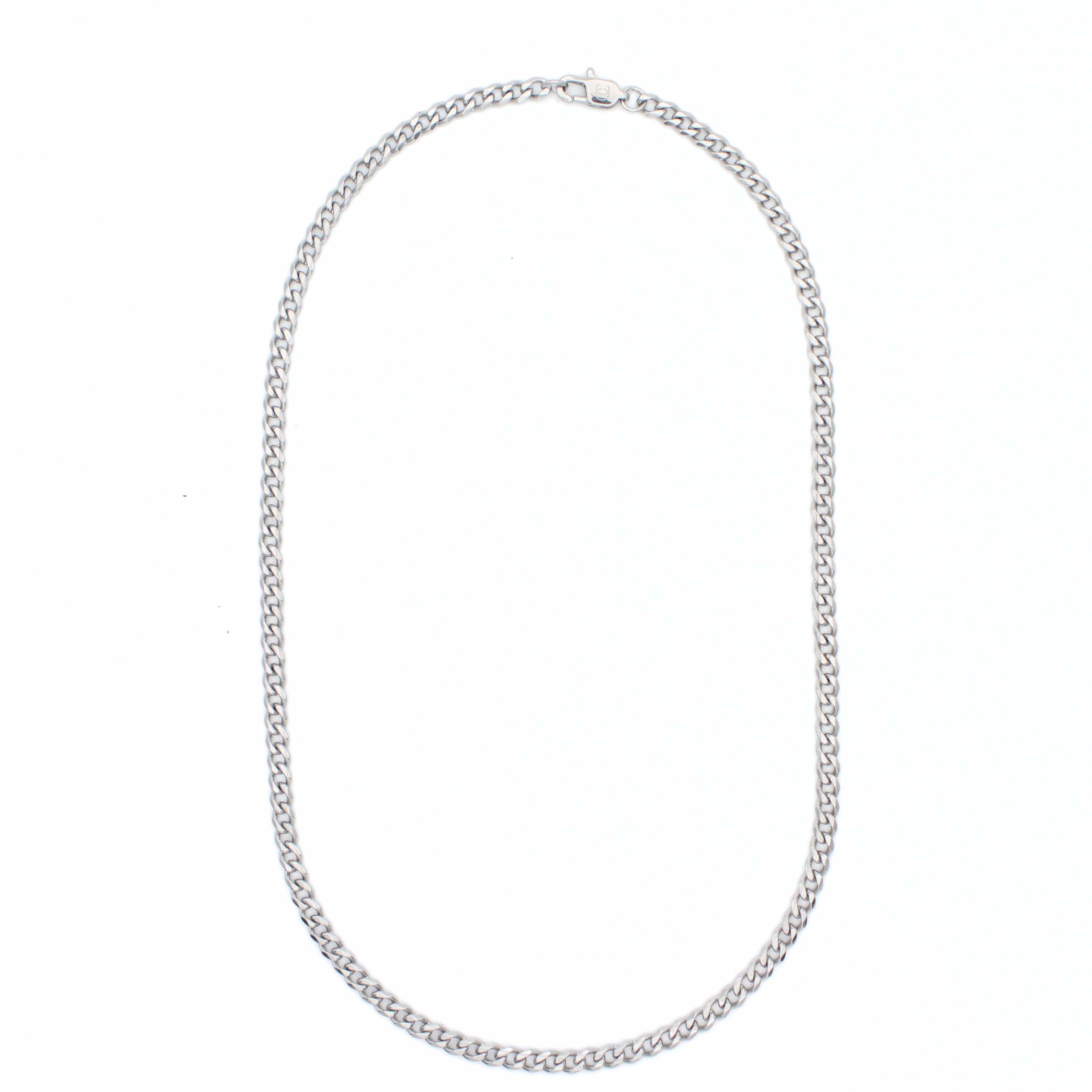 Classic Cuban Ketting 4mm (Zilver)
