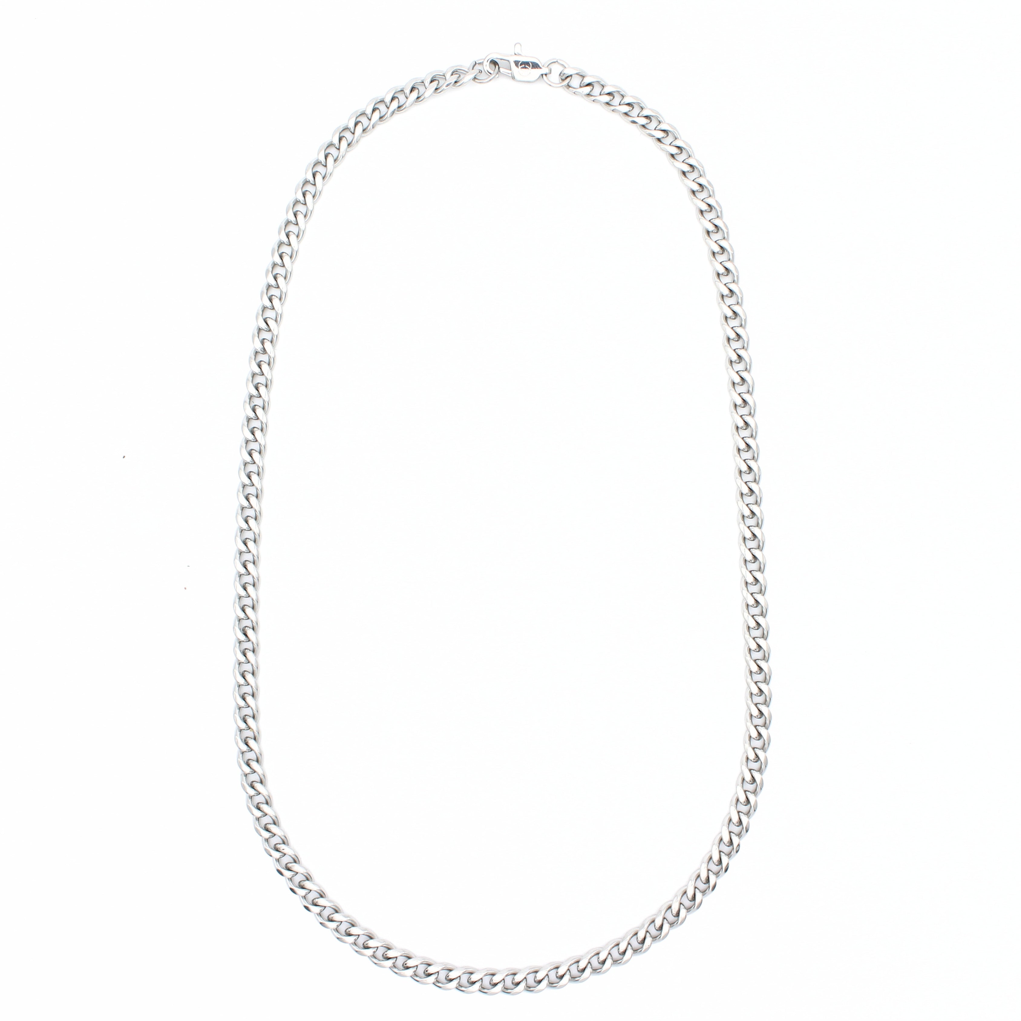 Classic Cuban Ketting 5mm (Zilver)
