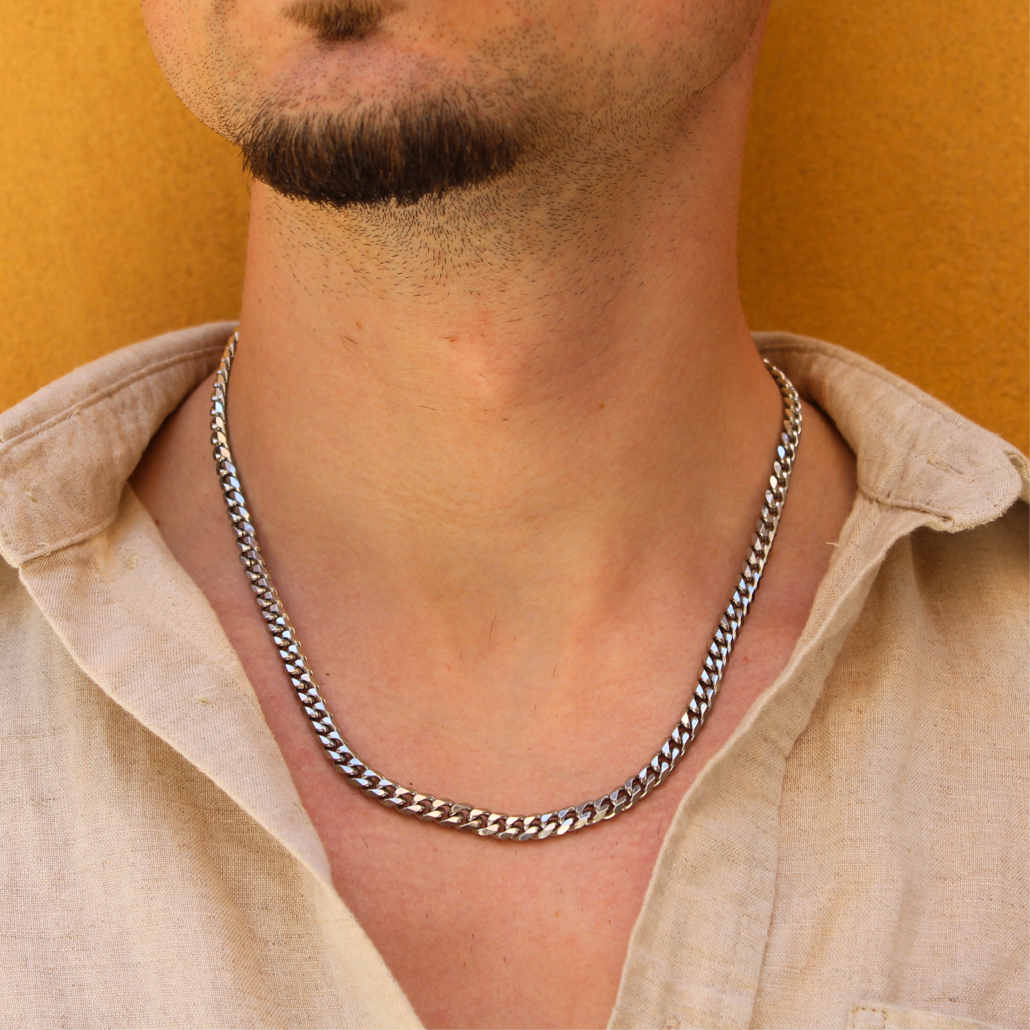 Classic Cuban Ketting 6mm (Zilver)