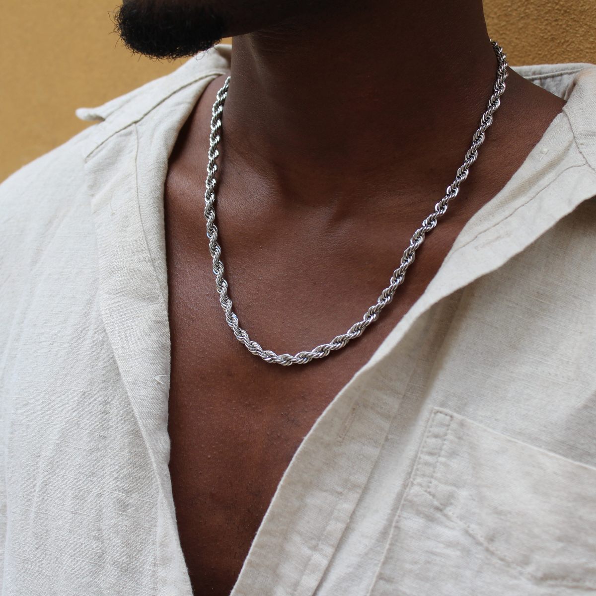 Clean Rope Ketting 5mm (Zilver)