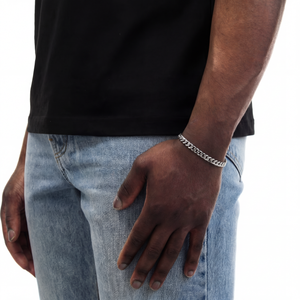 Classic Cuban Armband 6mm (Zilver)